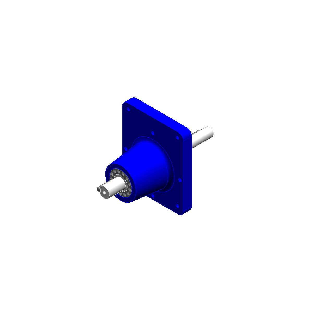 DK 400 XL LS DRIVE WHEEL HOUSING AND SHAFT ASSEMBLY