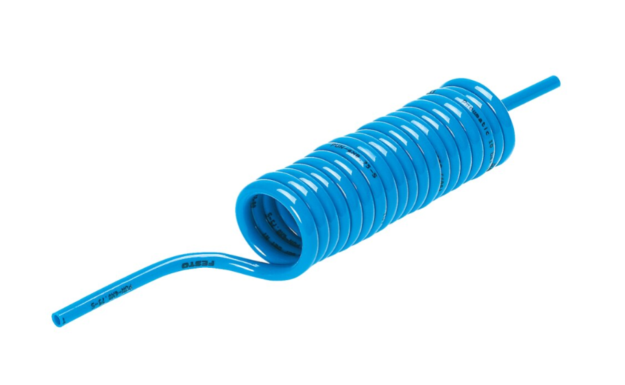 SPIRAL PLASTIC TUBING  PUN-8X1,25-S-1-BL
