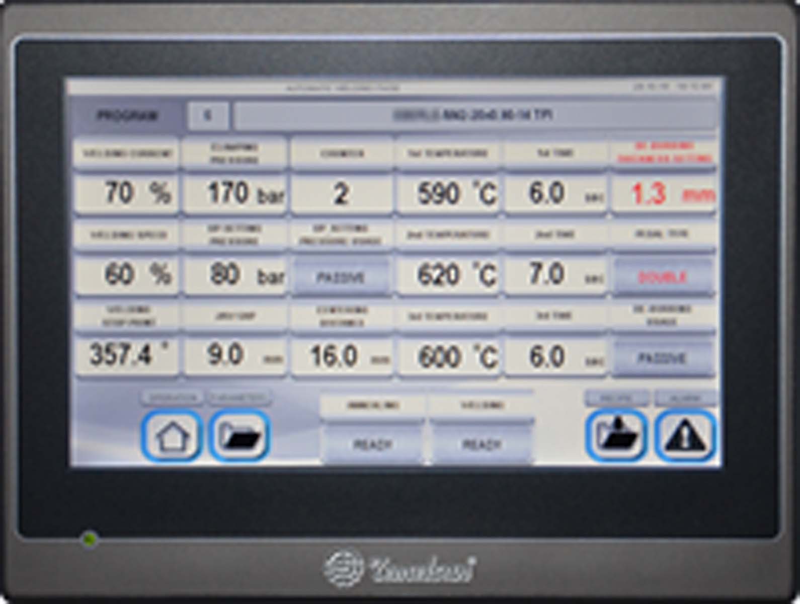 PLC TYPE WELDER HMI