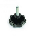 M6 x Q22mm STAR KNOB MALE