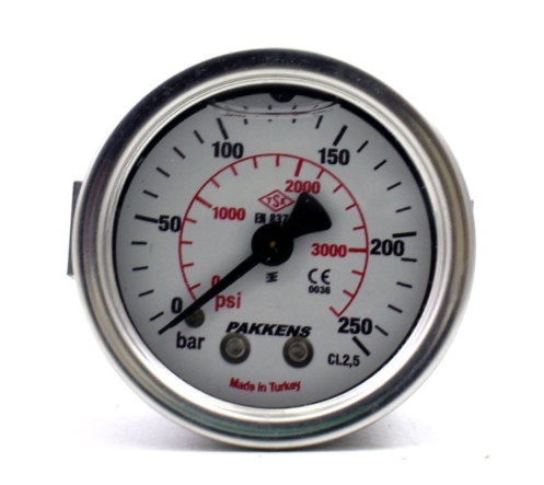 Q 63mm 0/250 BAR REAR OUTPUT MANOMETER