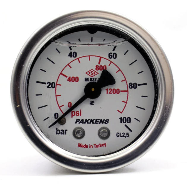 Q 63mm 0/100 BAR REAR OUTPUT MANOMETER