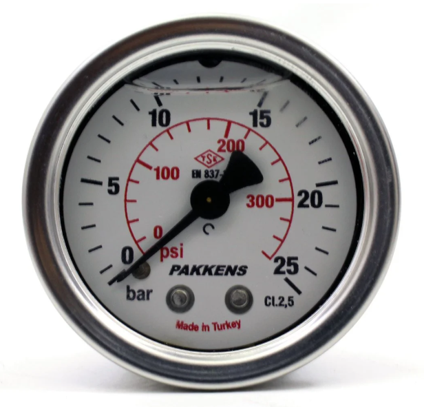 Q 63mm 0/25 BAR REAR OUTPUT MANOMETER